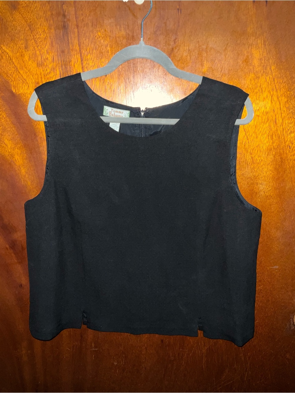Tommy Bahama Black Sleeveless Tank Top